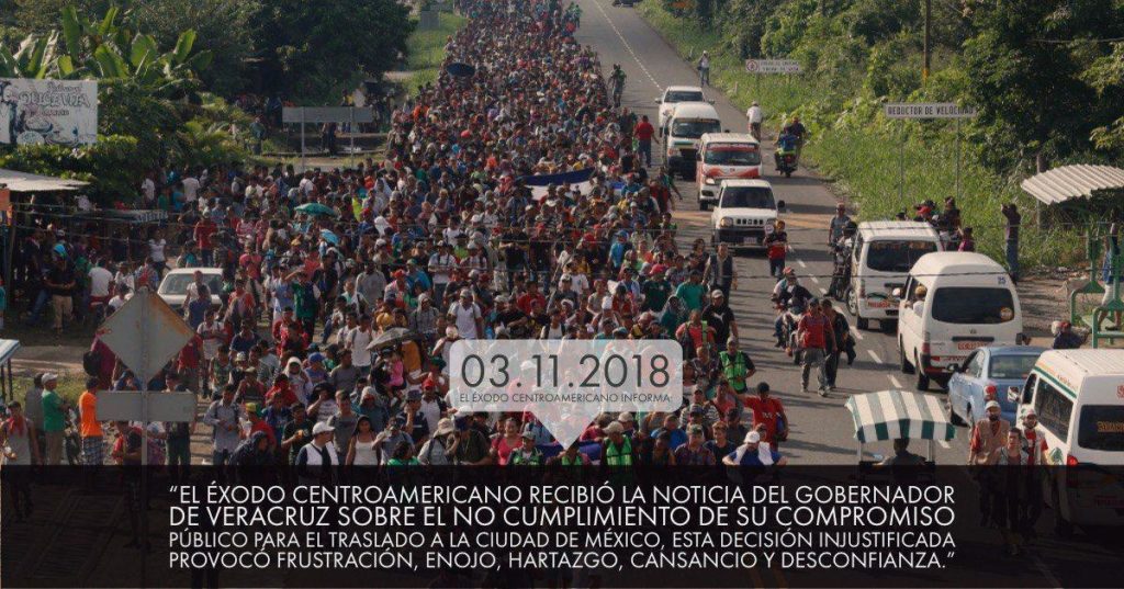 Espa ol Caravana migrante Yunes dispers a migrantes en el